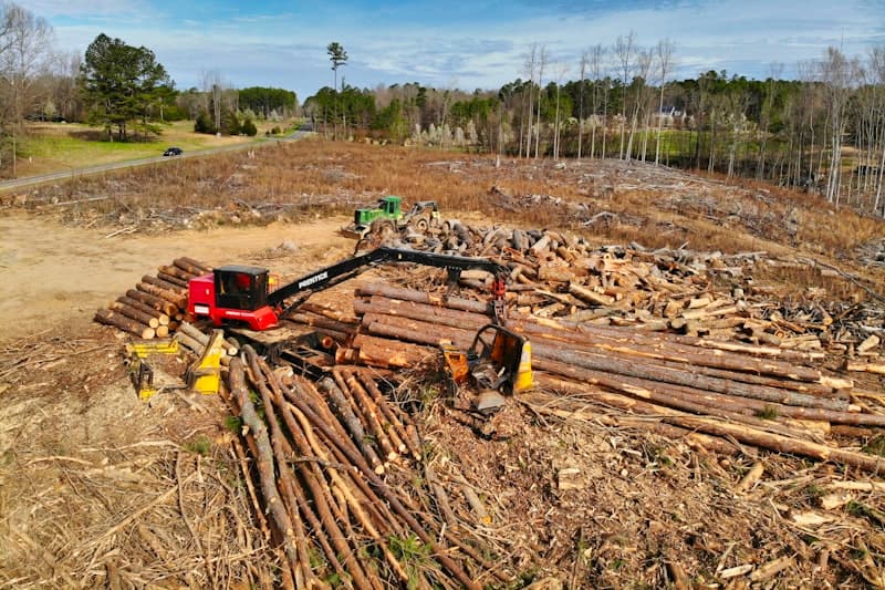 Storm damage tree and stump cleanup in West Columbia SC by Columbia Stump Grinding